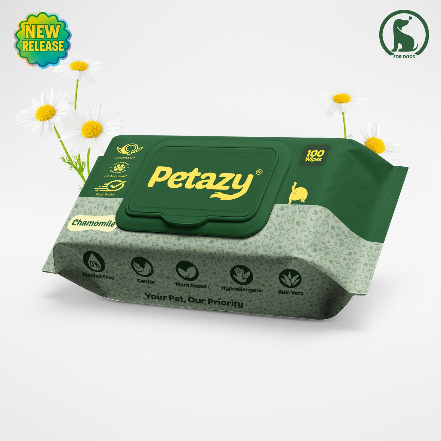 Pet Wipes (100) - Chamomile