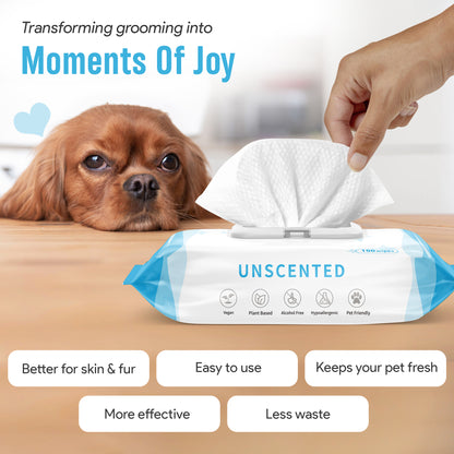 Pet Wipes (100) - Unscented