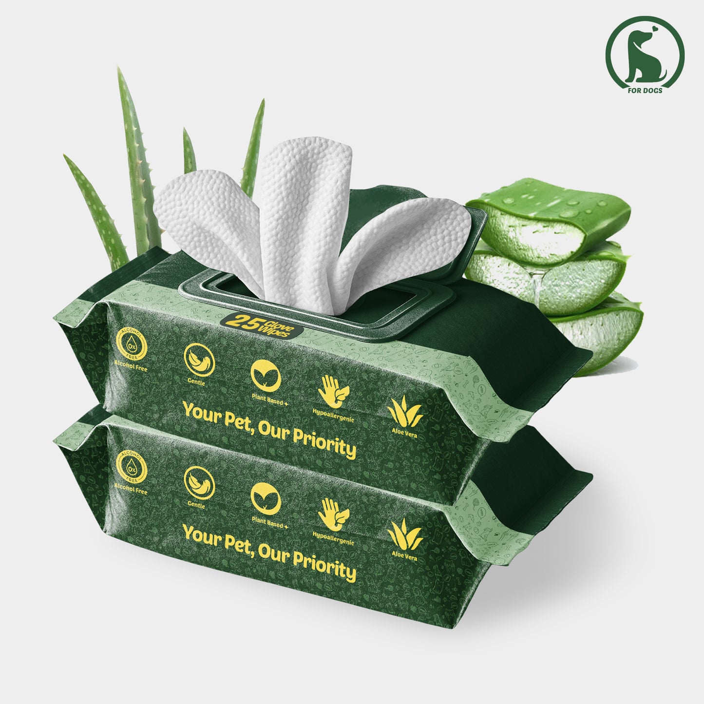 Pet Glove Wipes (50)