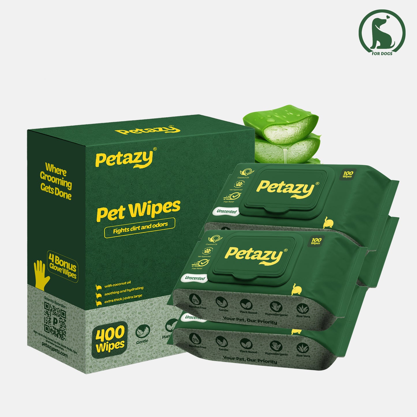 Pet Wipes (400) - Unscented