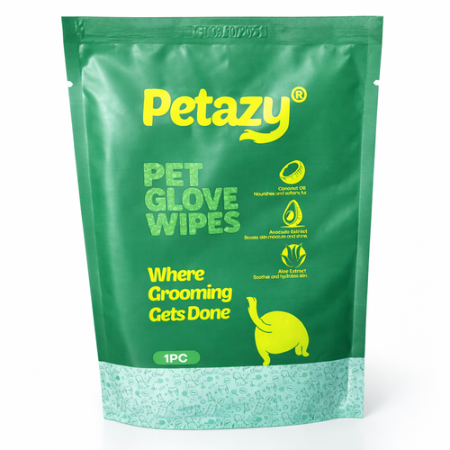 Petazy Hypoallergenic Dog Grooming Glove Wipes – Full Body Cleaning